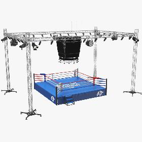 Full Boxing Ring 3D model